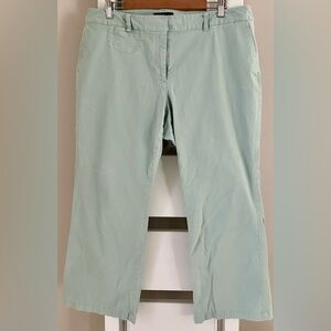 Talbots Mint Green Boot Cut Khakis